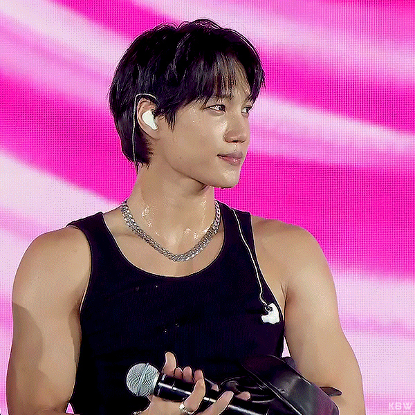 Recent activity shot of Kai (EXO)