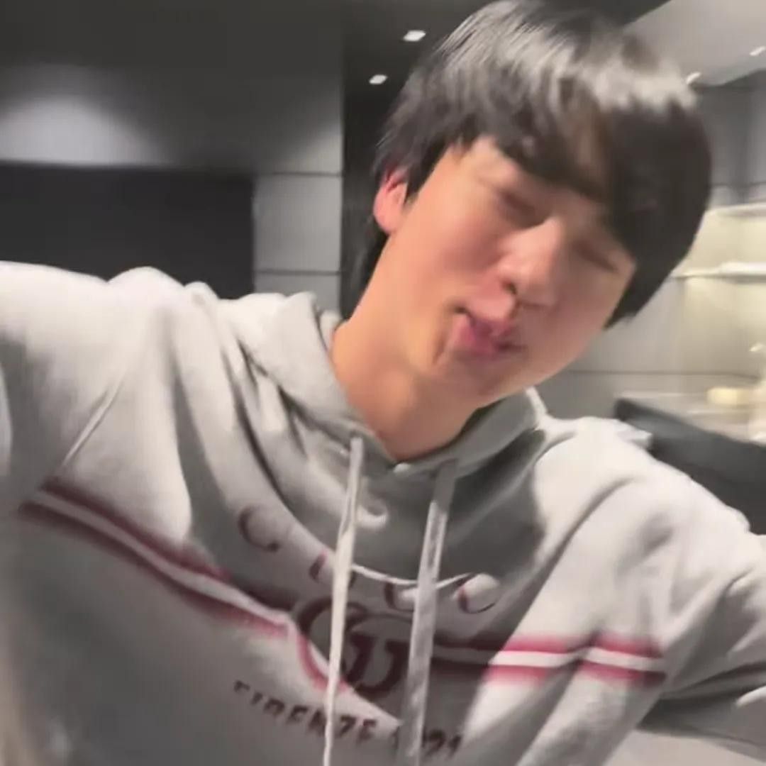 A moment captured by Jin (BTS)'s fan