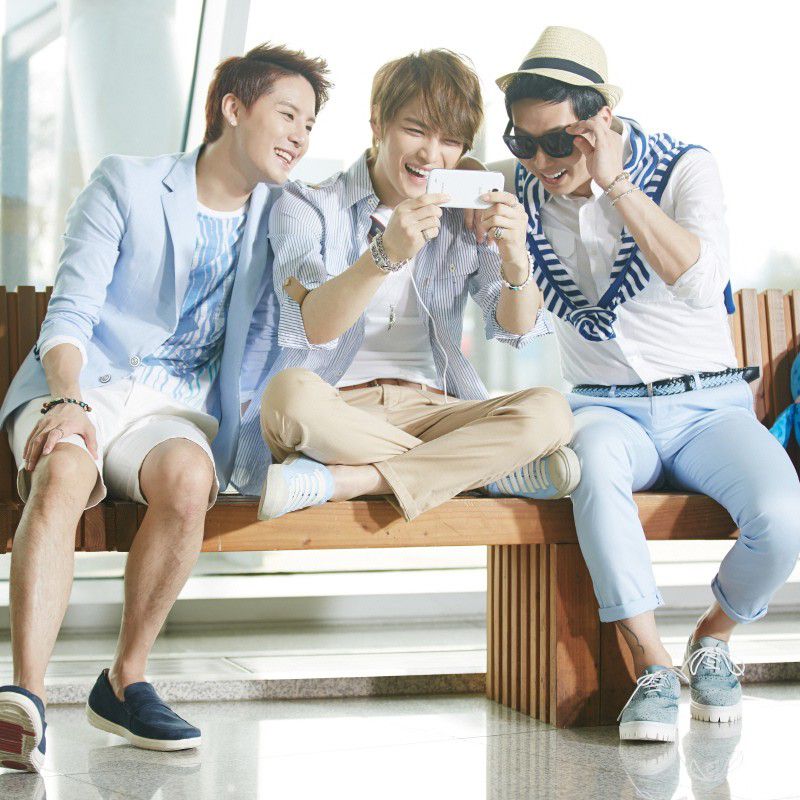 A moment captured by JYJ's fan