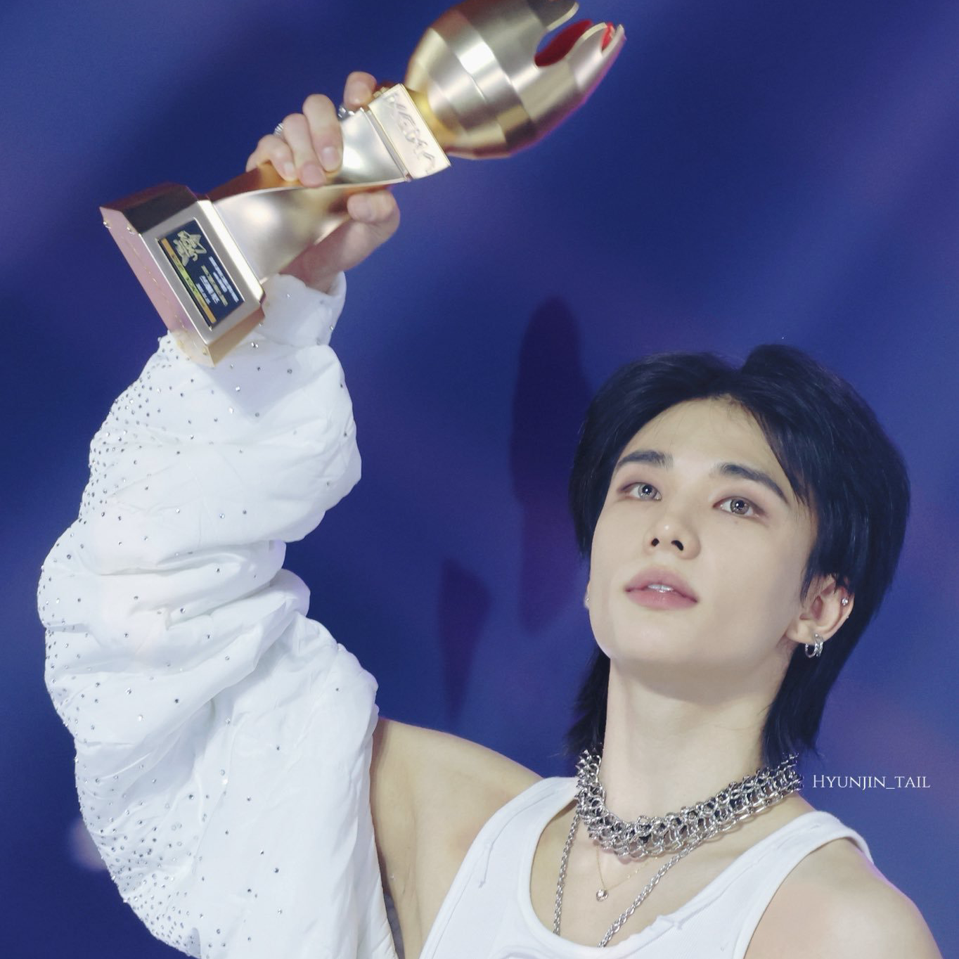 A moment captured by Hyunjin (Stray Kids)'s fan