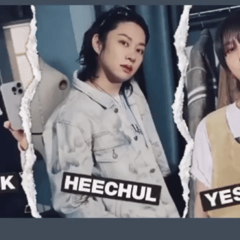 A moment captured by Heechul (Super Junior)'s fan