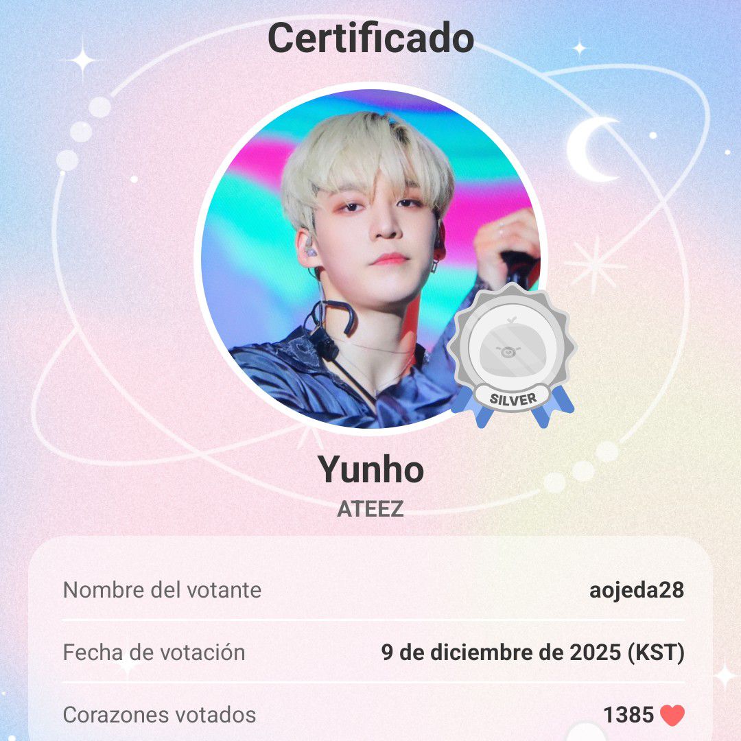 Recent activity shot of Yunho (ATEEZ)