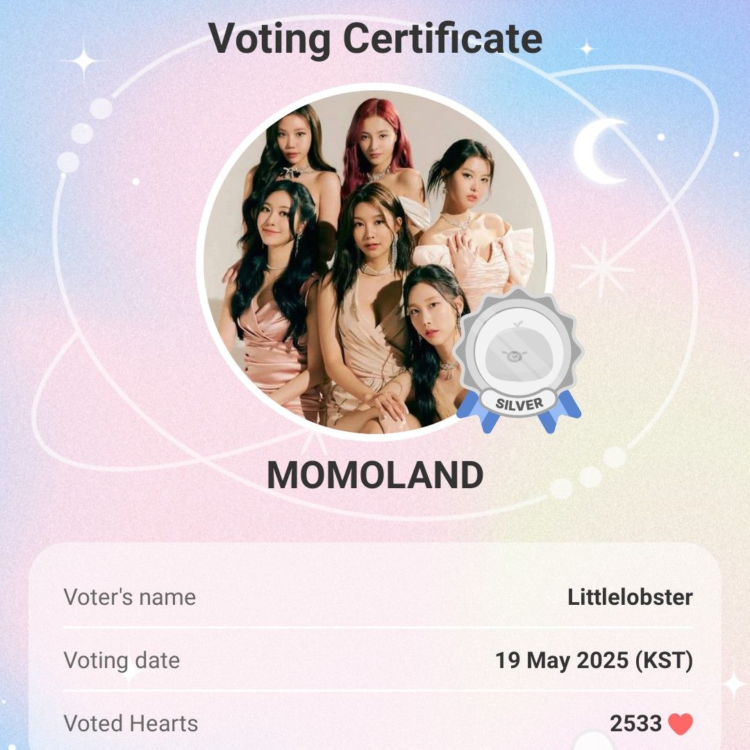 Recent activity shot of MOMOLAND