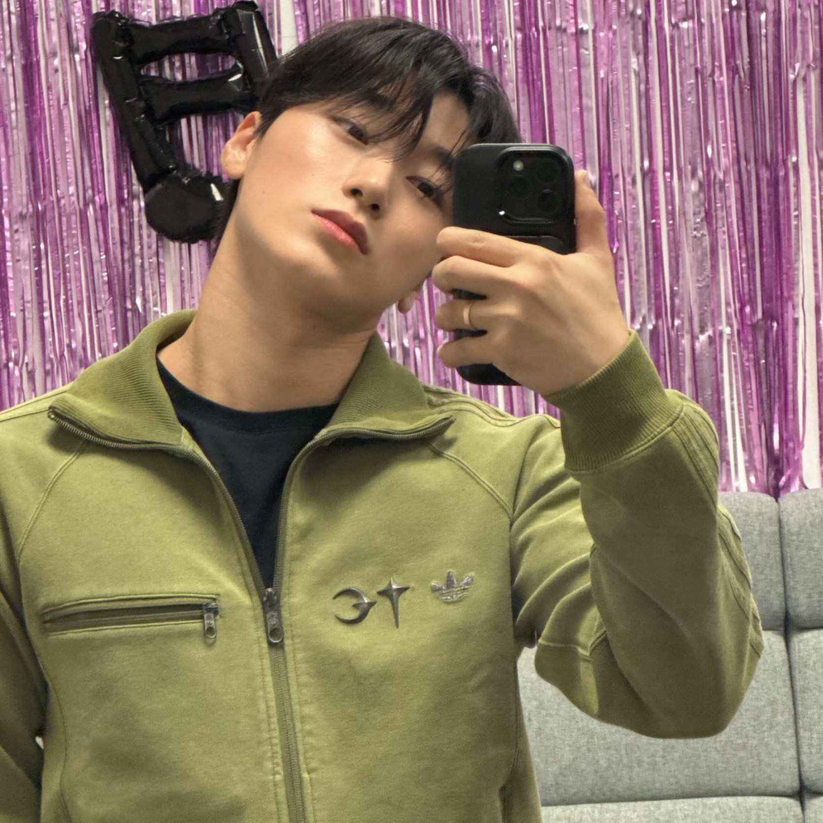 Recent activity shot of San (ATEEZ)