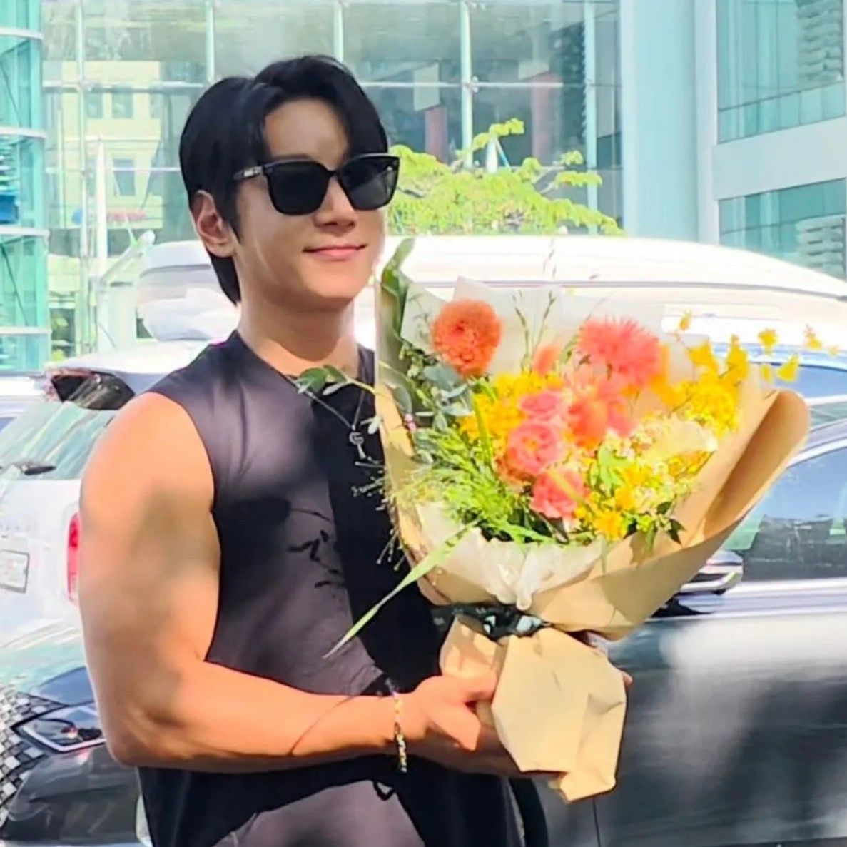 A moment captured by Hwang Chiyeol's fan
