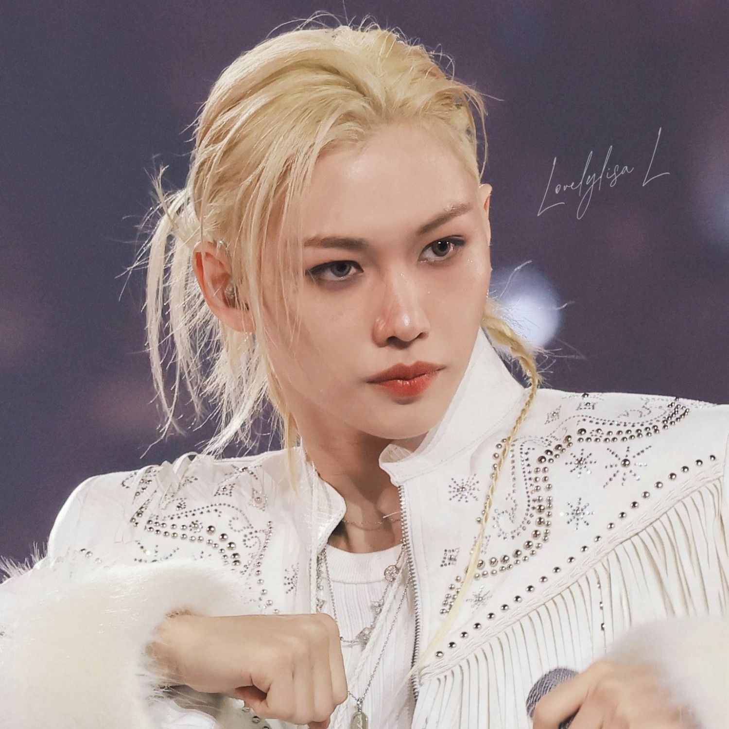 Recent activity shot of Felix (Stray Kids)