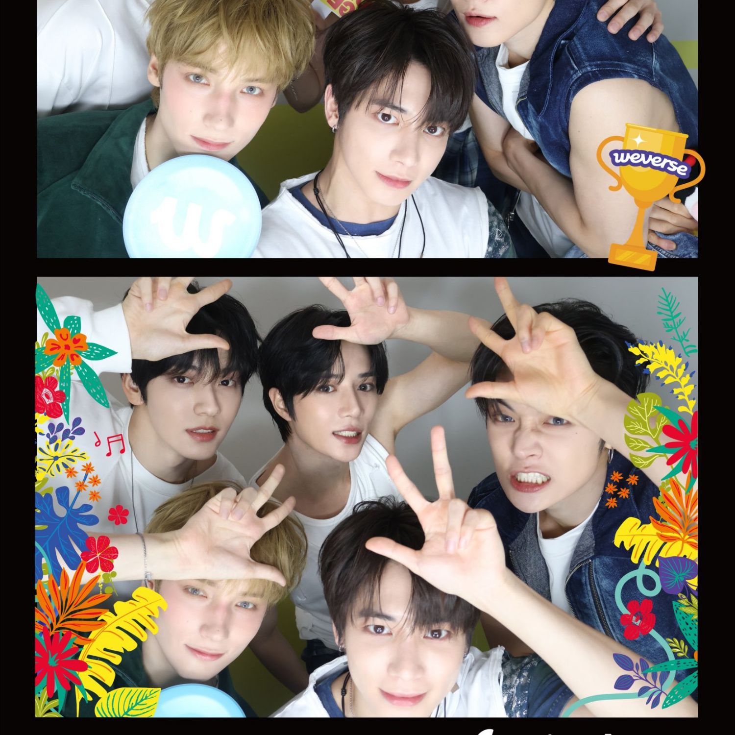 Recent activity shot of TOMORROW X TOGETHER