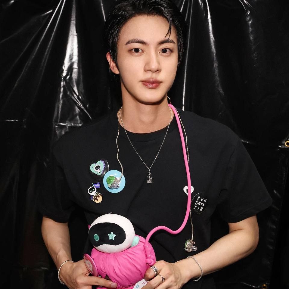 Recent activity shot of Jin (BTS)