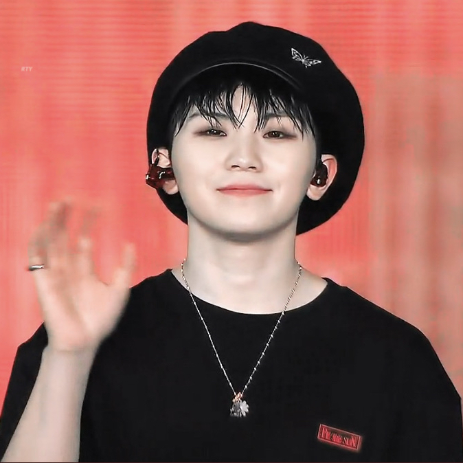 A moment captured by Woozi (SEVENTEEN)'s fan