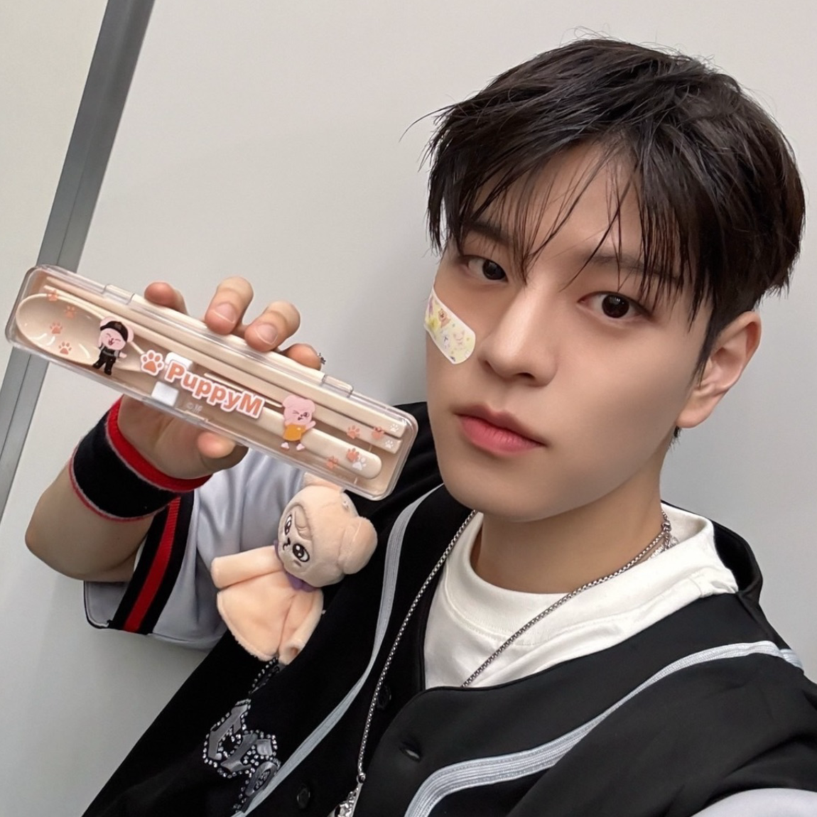 Recent activity shot of Seungmin (Stray Kids)