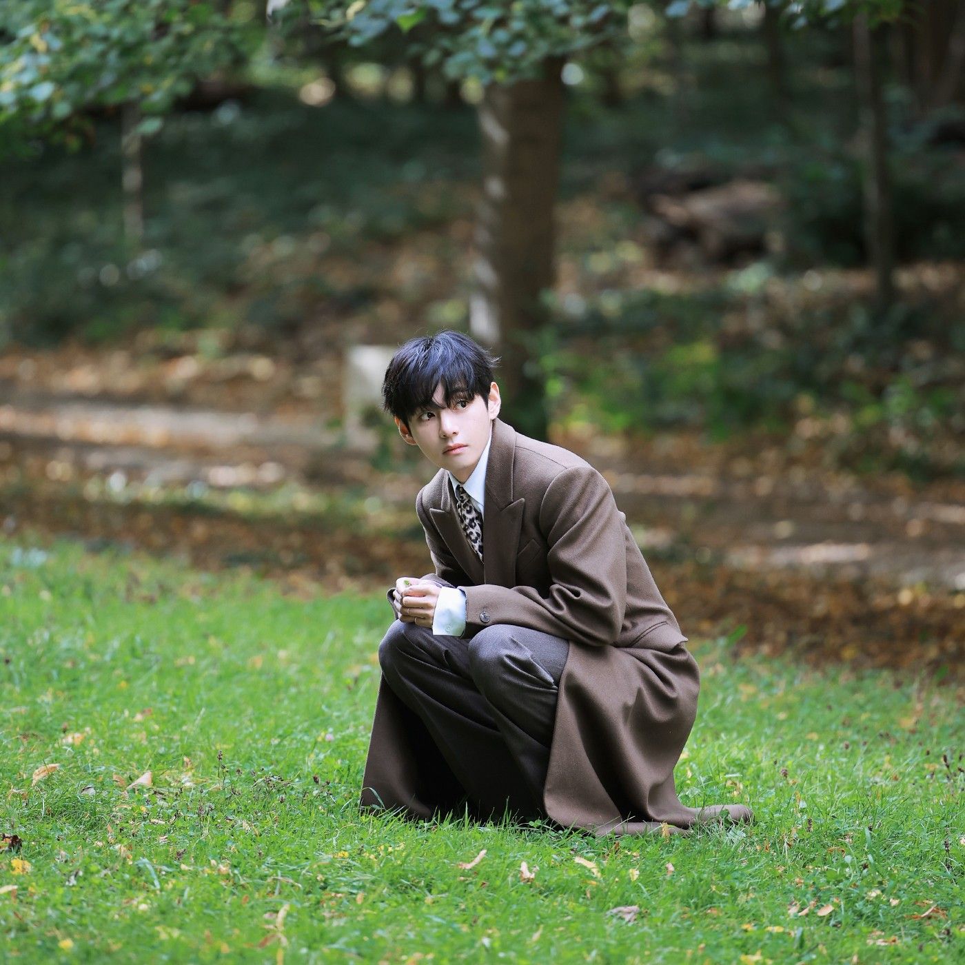 A moment captured by V (BTS)'s fan