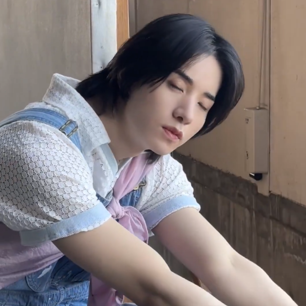 Behind-the-scenes cut of Sato Keigo (JO1)