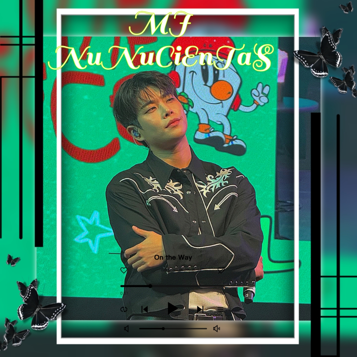 A moment captured by MJ (ASTRO)'s fan