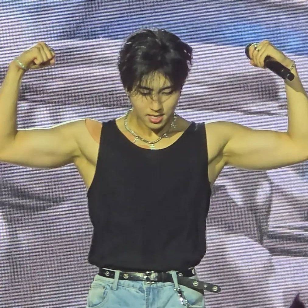 Recent activity shot of HAN (Stray Kids)