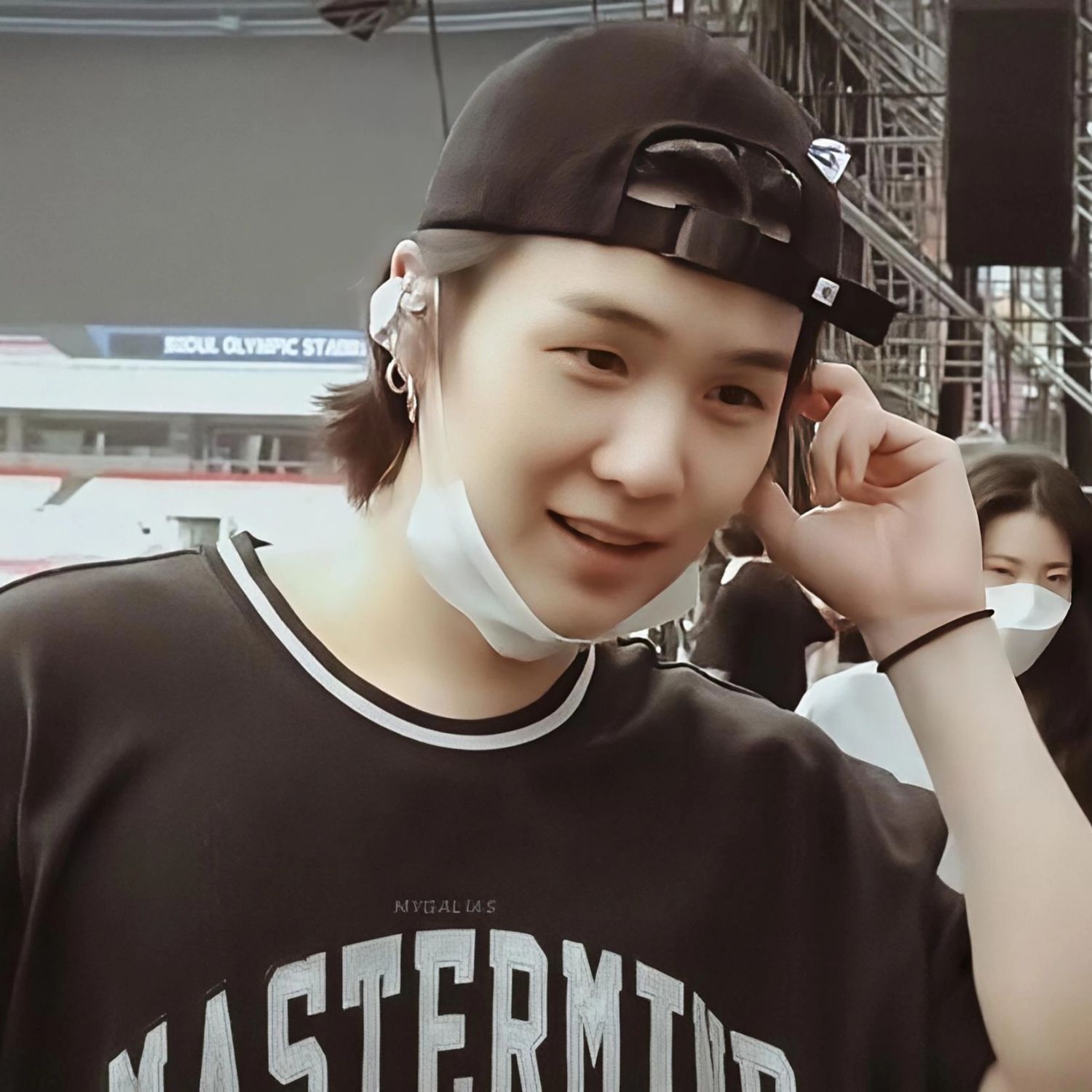 A moment captured by SUGA (BTS)'s fan
