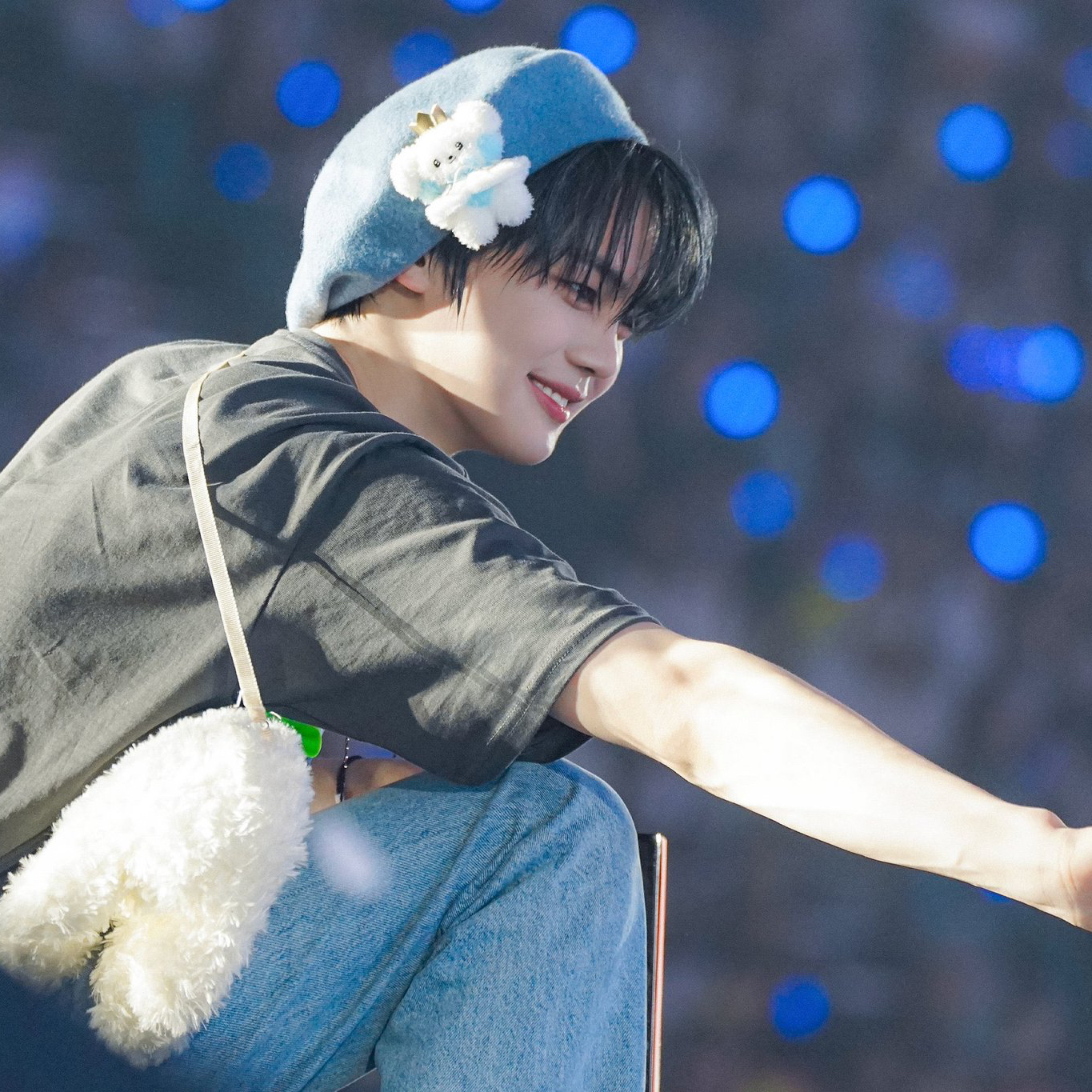 Momen yang diabadikan oleh penggemar Kim Gyuvin (ZEROBASEONE)