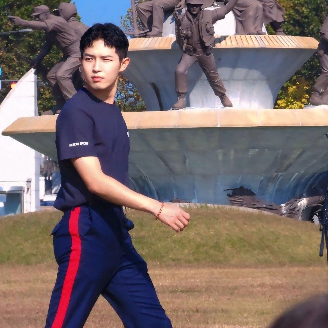 A moment captured by Kim Jaehwan's fan