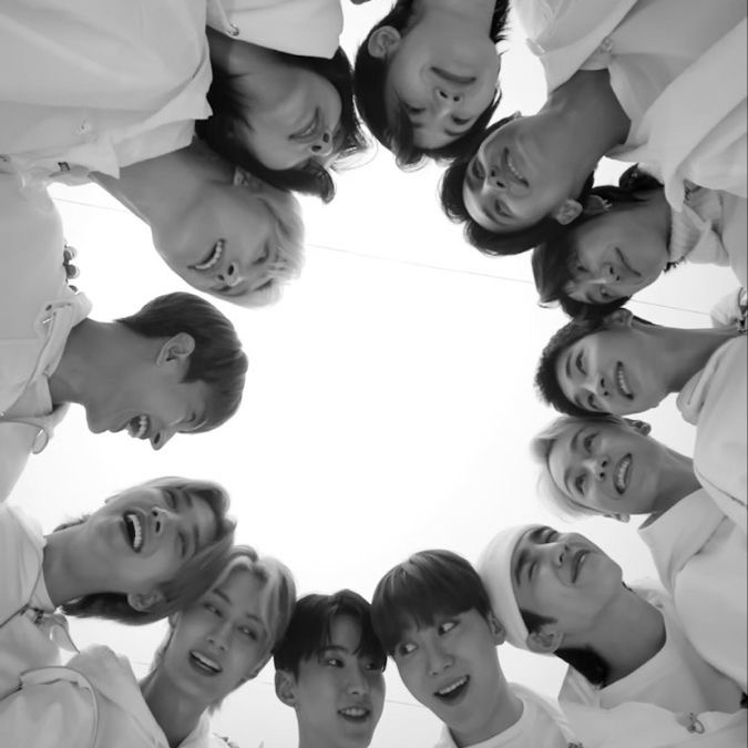 Recent activity shot of SEVENTEEN