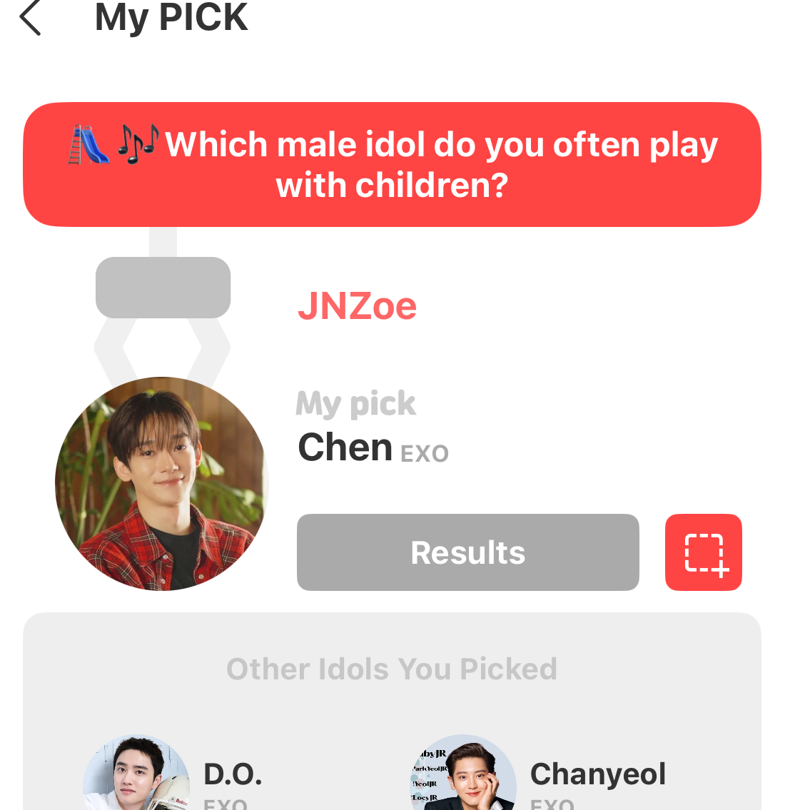 Latest photo of Chen (EXO)