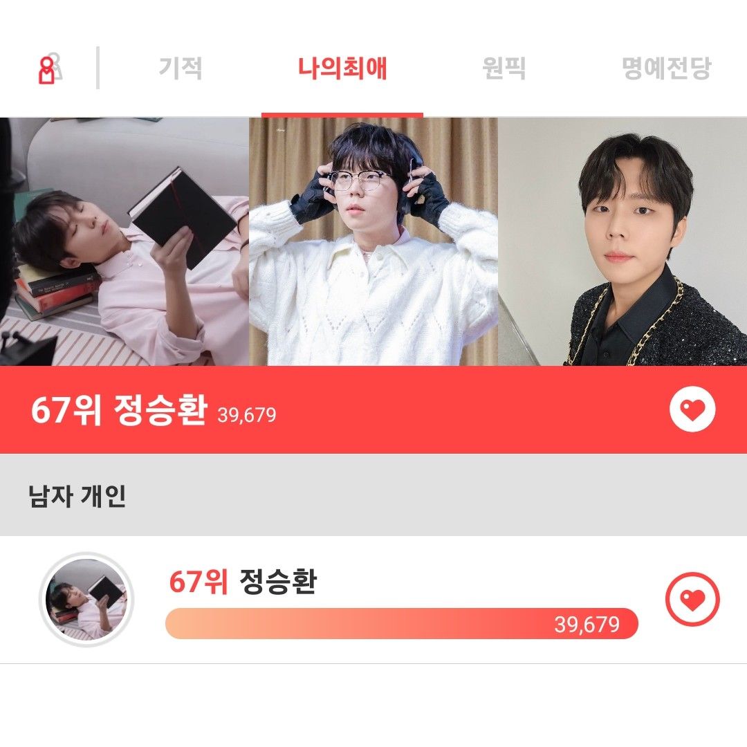 A moment captured by Jung Seunghwan's fan