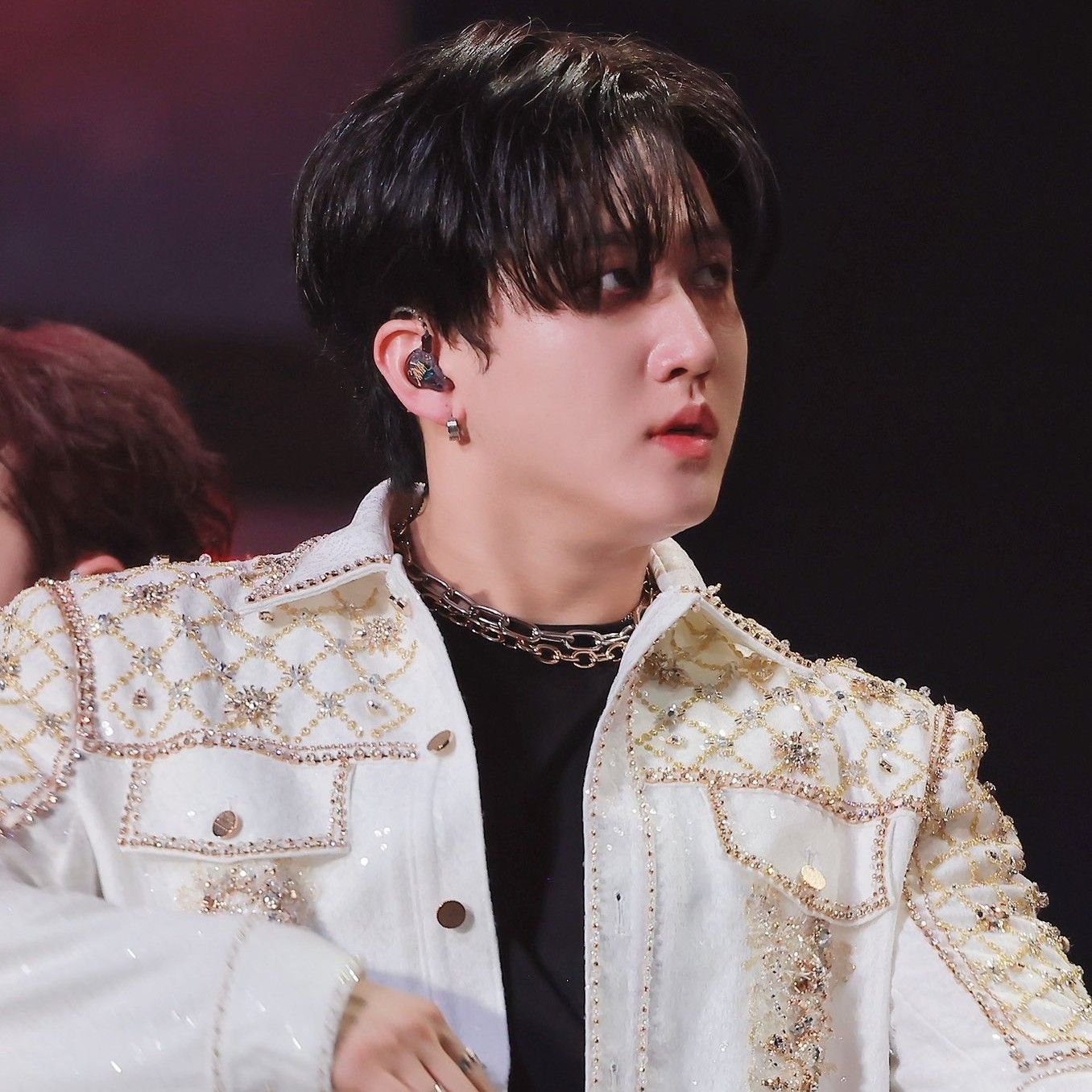 A moment captured by Changbin (Stray Kids)'s fan