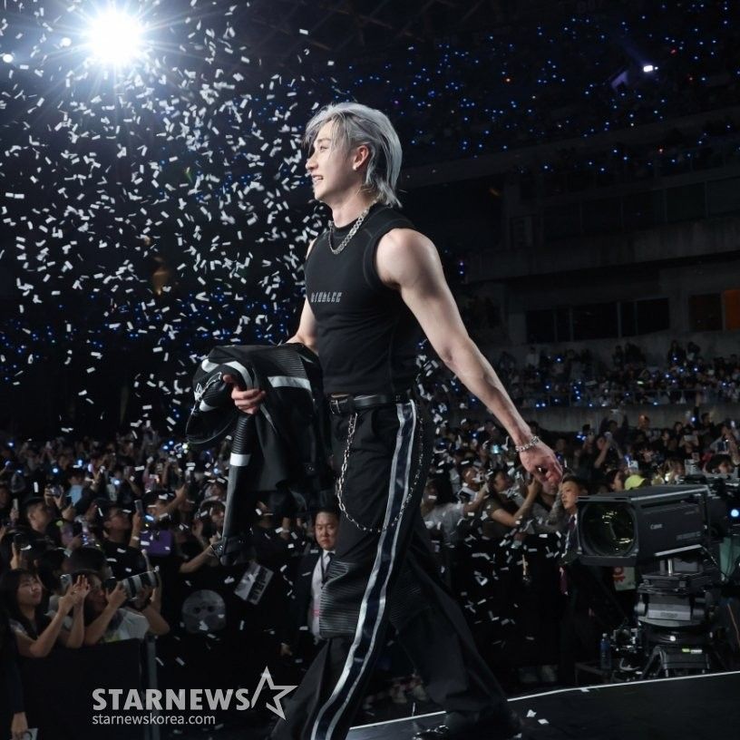 Recent activity shot of Bang Chan (Stray Kids)