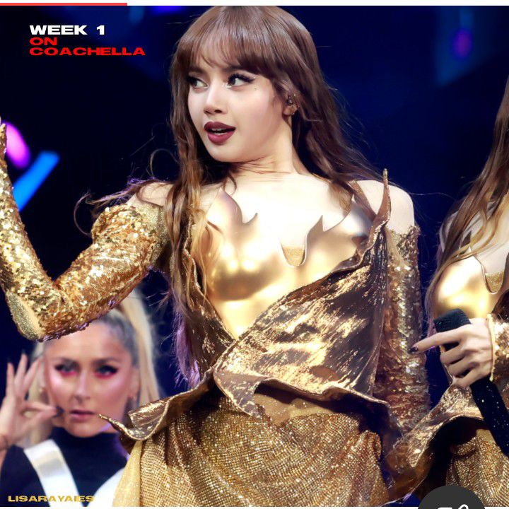 A moment captured by Lisa (BLACKPINK)'s fan
