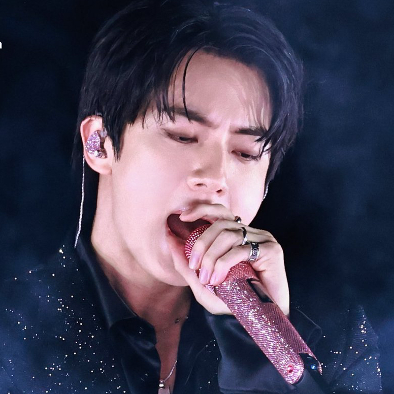 Recent activity shot of Jin (BTS)