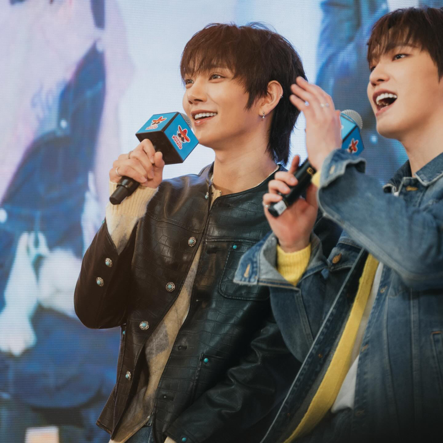 A moment captured by Joshua (SEVENTEEN)'s fan