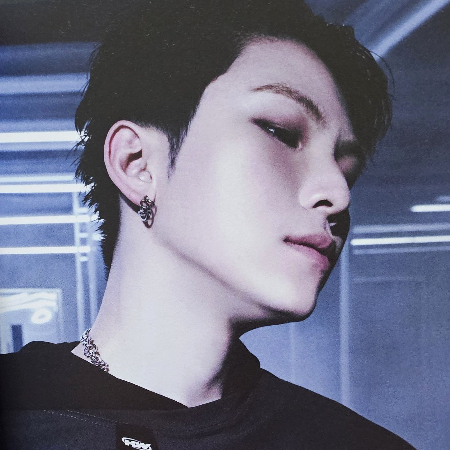 A moment captured by Woozi (SEVENTEEN)'s fan