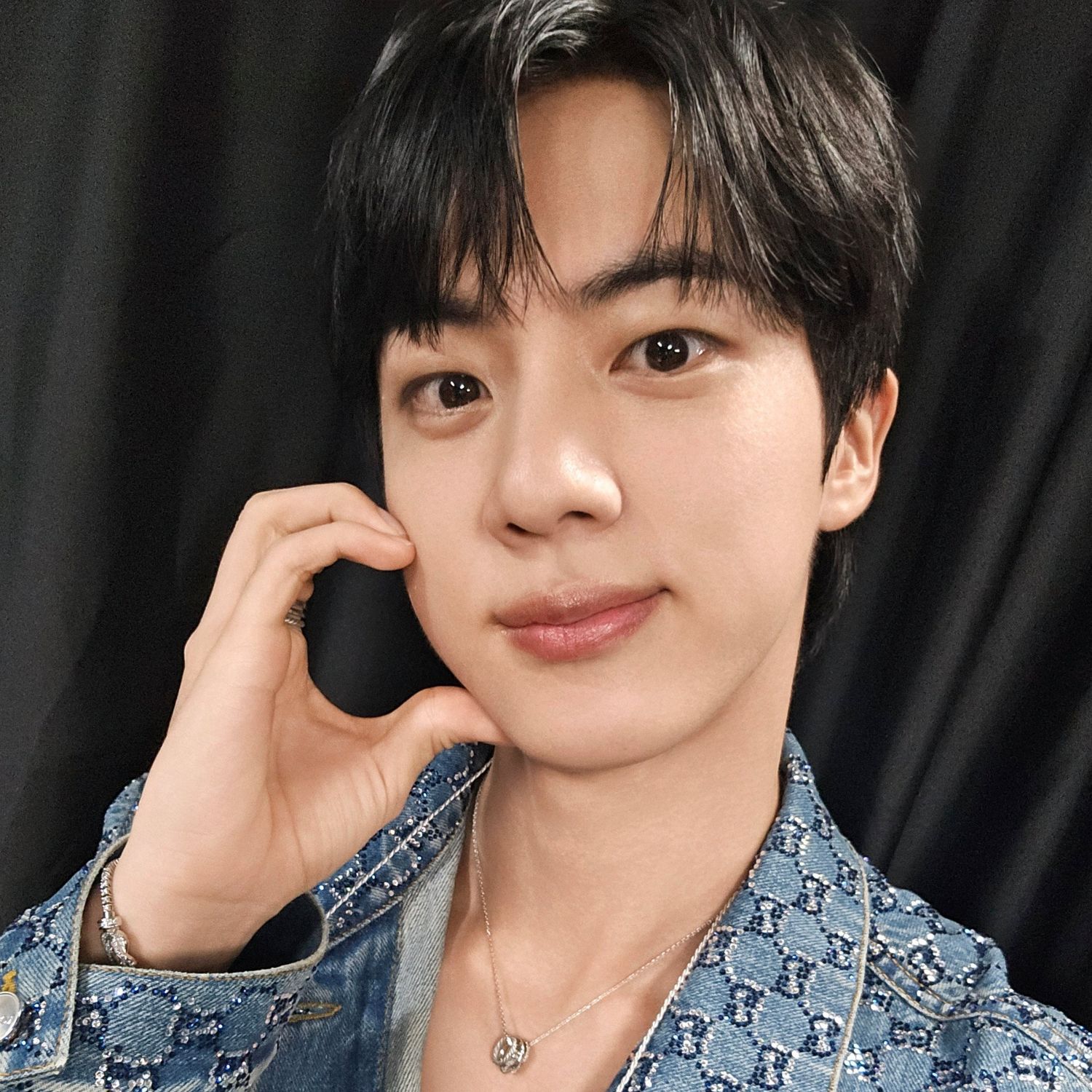 Recent activity shot of Jin (BTS)