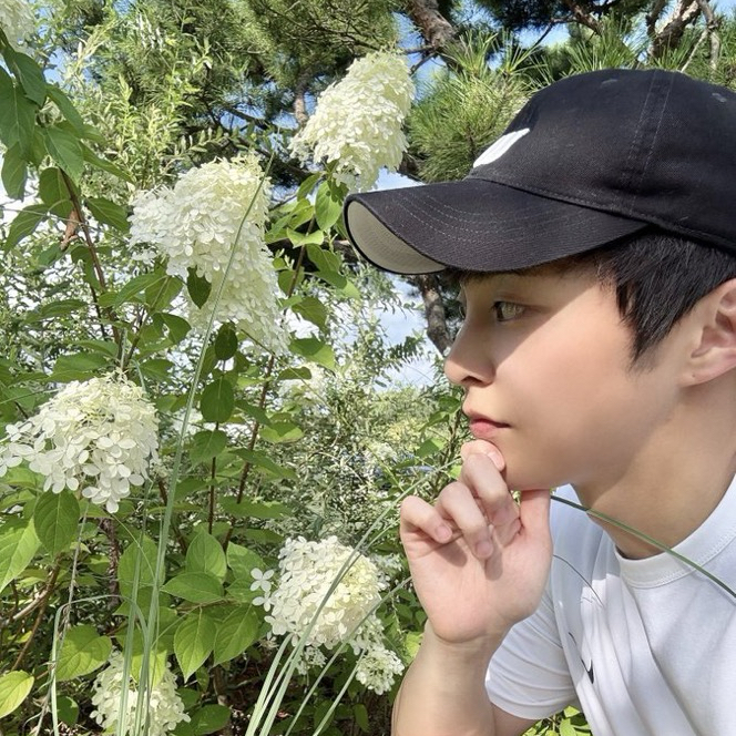 Recent activity shot of Xiumin (EXO)