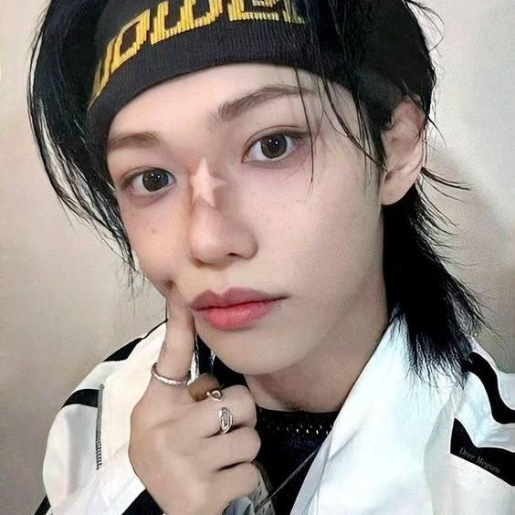 Recent activity shot of Felix (Stray Kids)