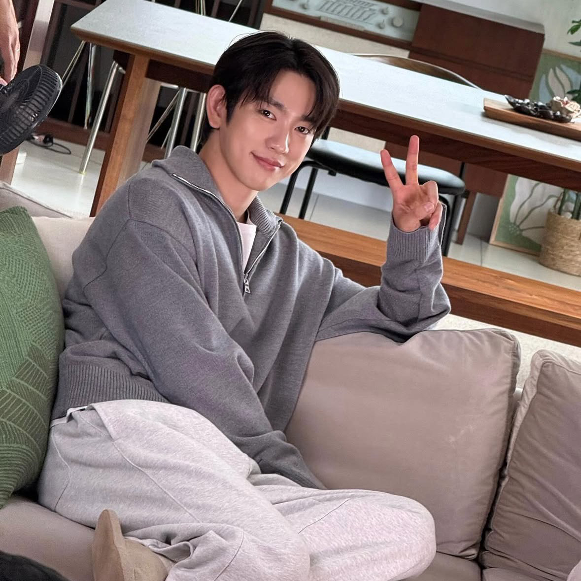Recent activity shot of Jinyoung (GOT7)