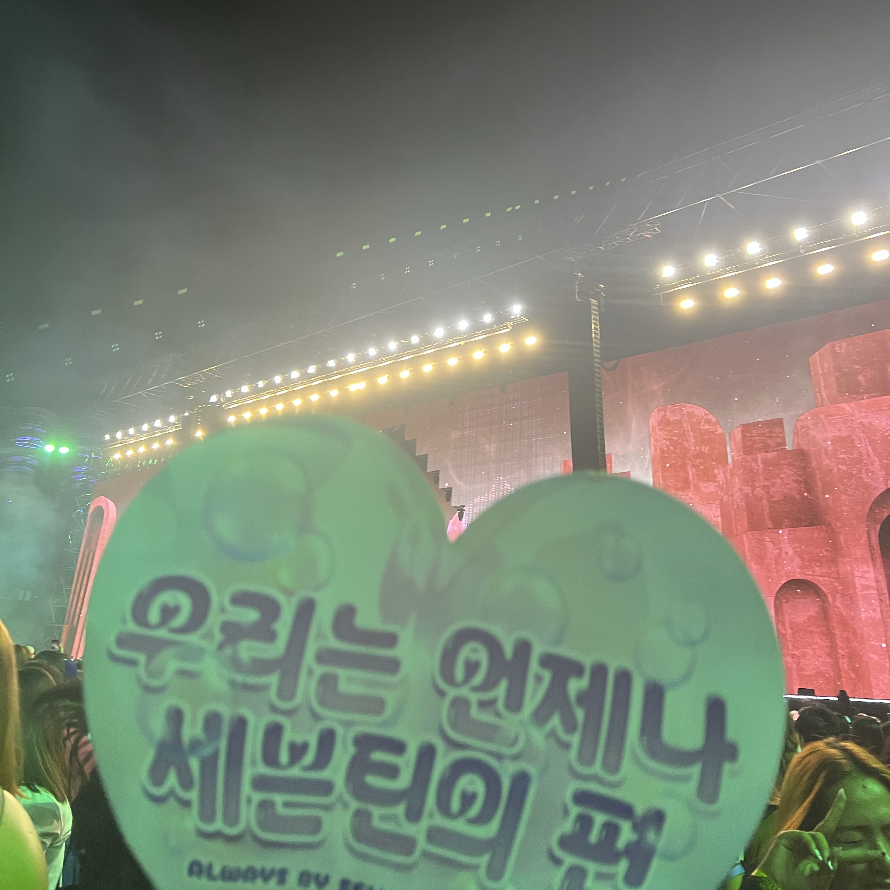 A moment captured by SEVENTEEN's fan