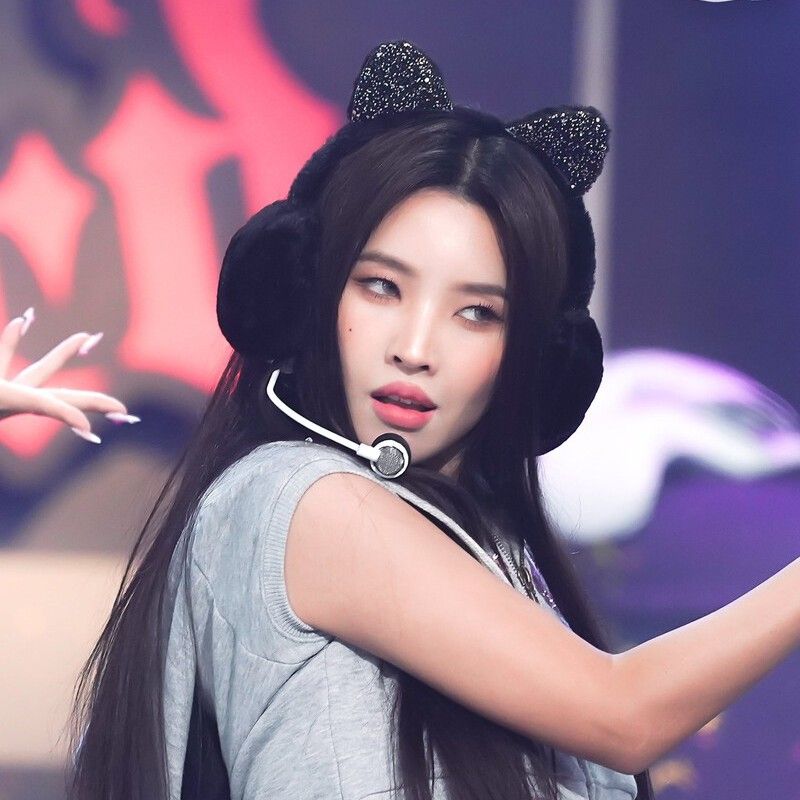A moment captured by Soyeon (i-dle)'s fan