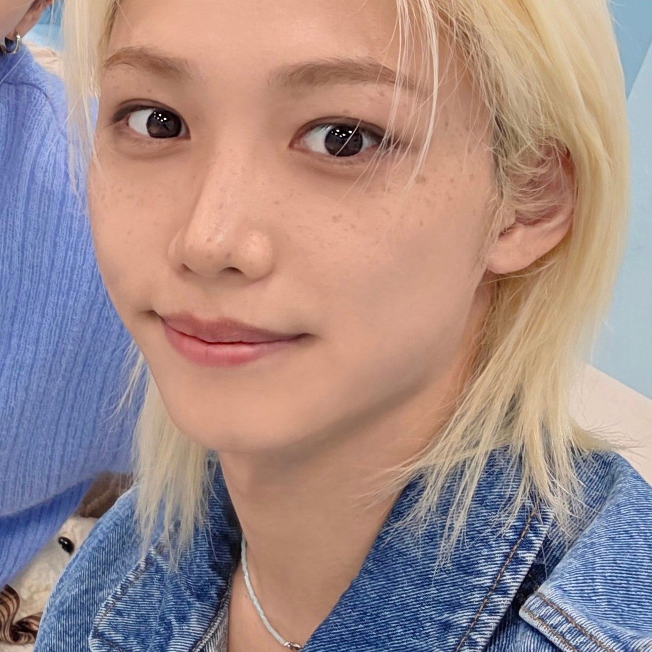 A moment captured by Felix (Stray Kids)'s fan