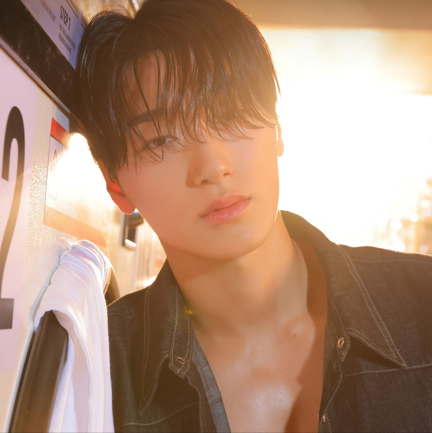 A moment captured by San (ATEEZ)'s fan