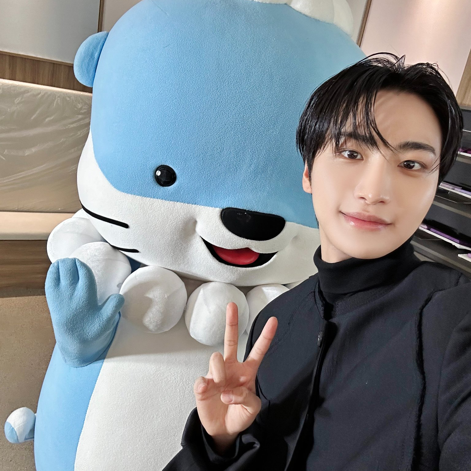 A moment captured by Seonghwa (ATEEZ)'s fan
