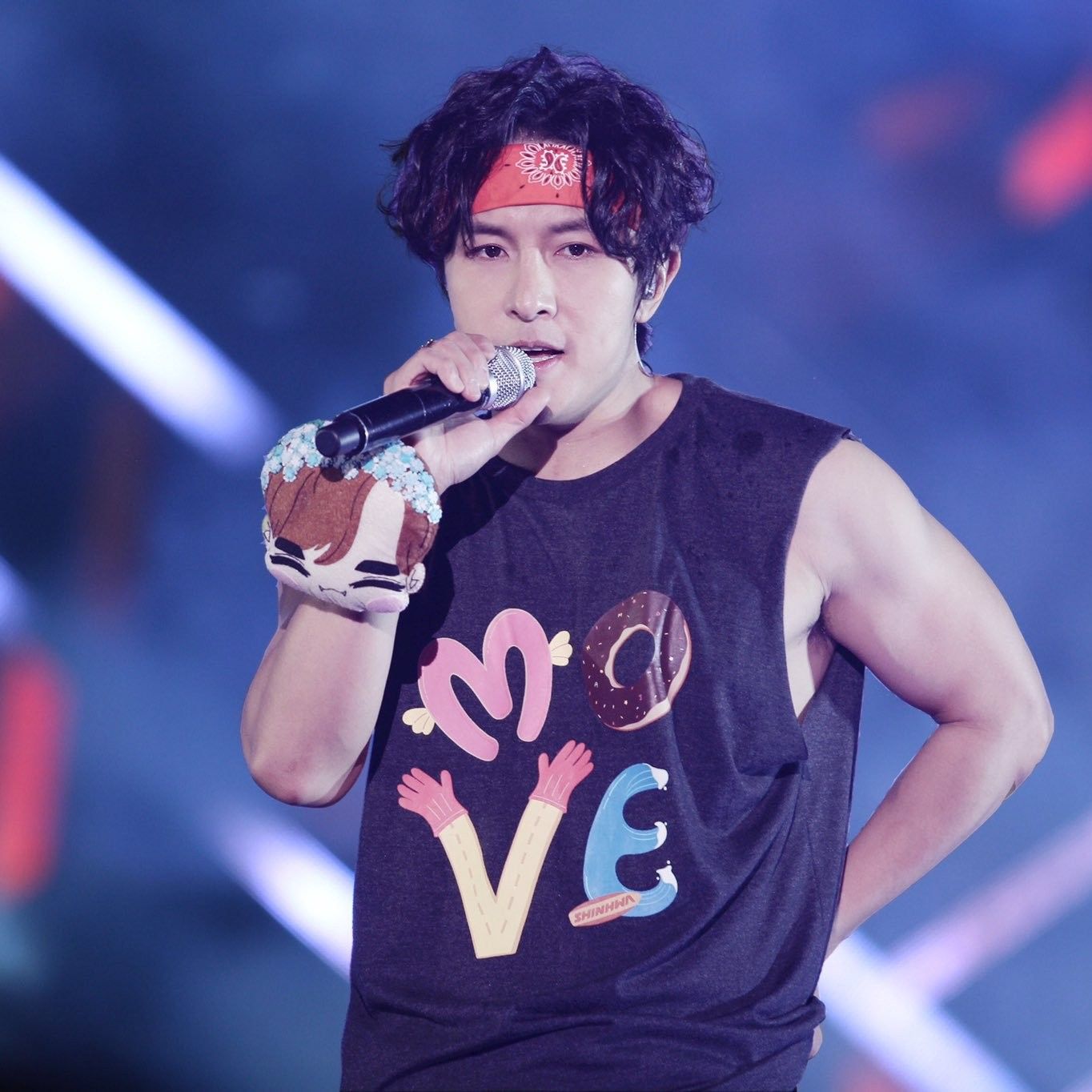 Recent activity shot of Kim Dongwan (SHINHWA)