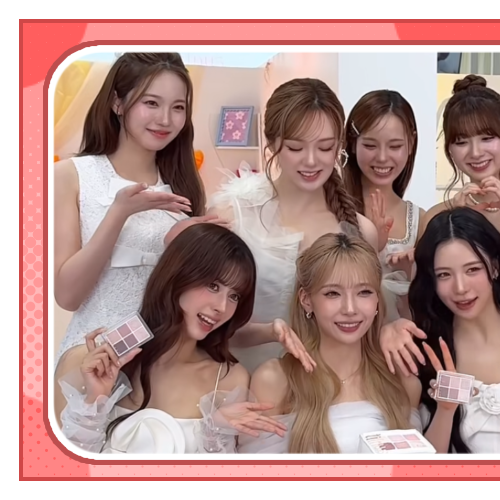 A moment captured by NiziU's fan