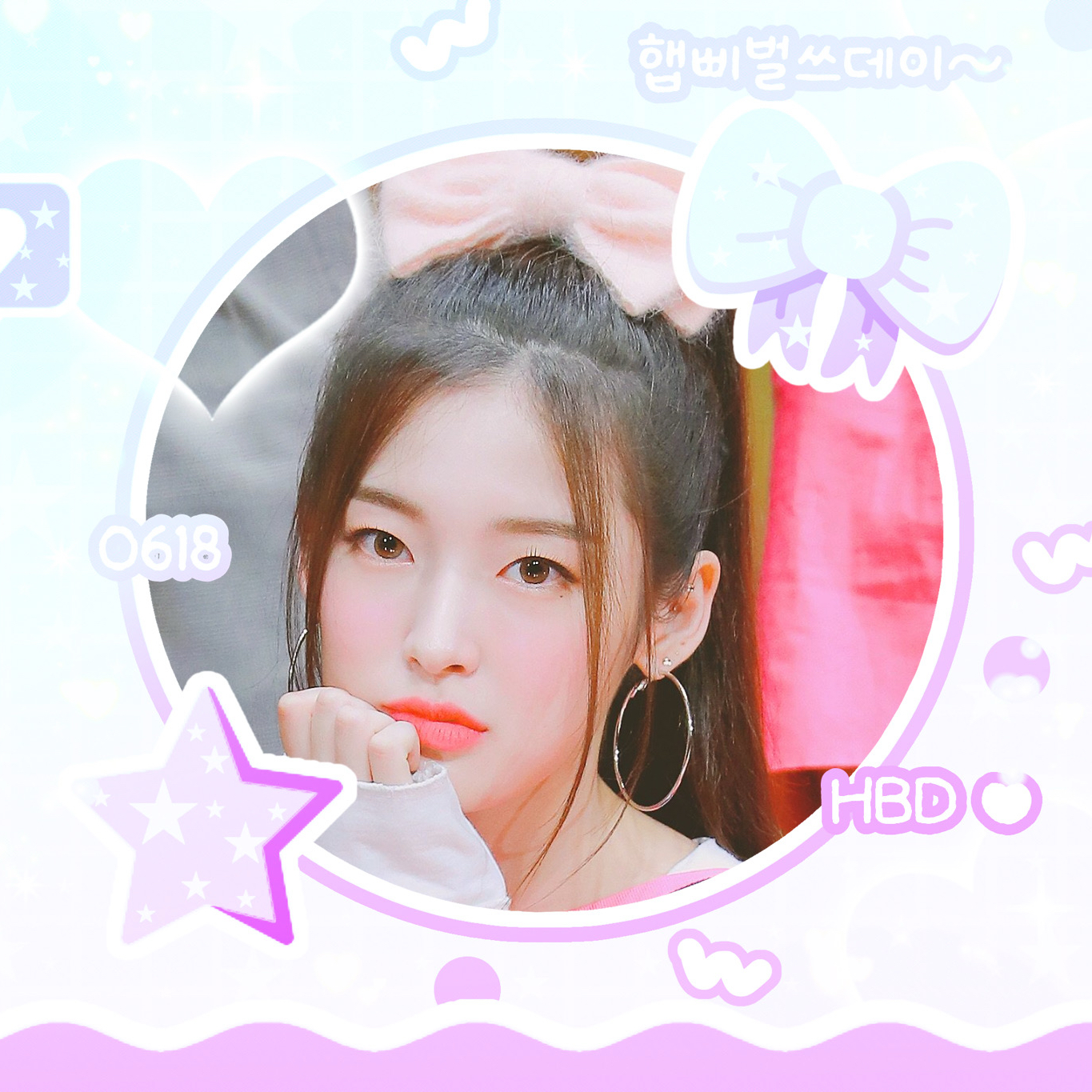 A moment captured by Yubin (OH MY GIRL)'s fan
