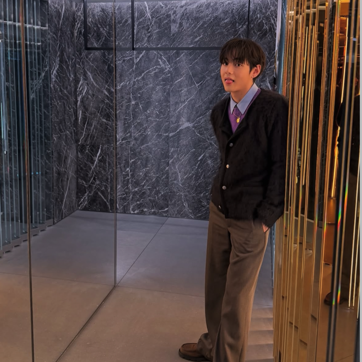 Recent activity shot of V (BTS)