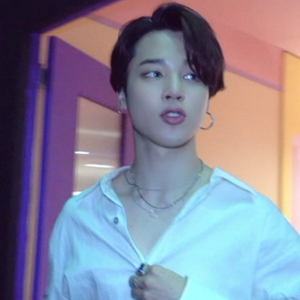 Recent activity shot of Jimin (BTS)
