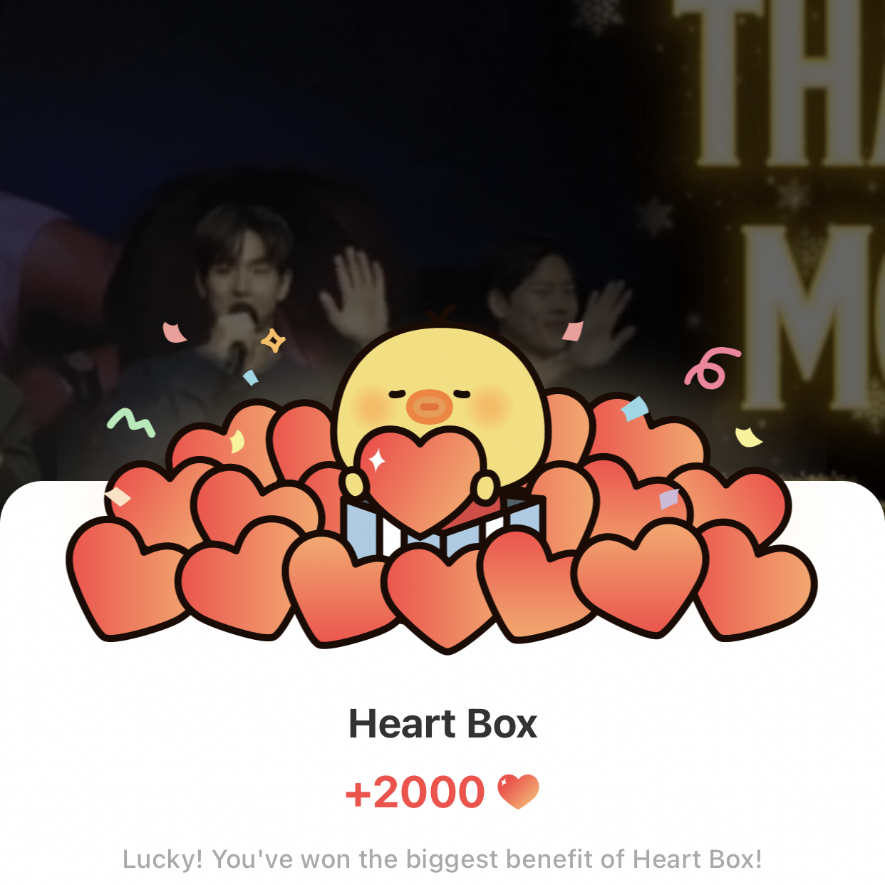 A moment captured by MONSTA X's fan