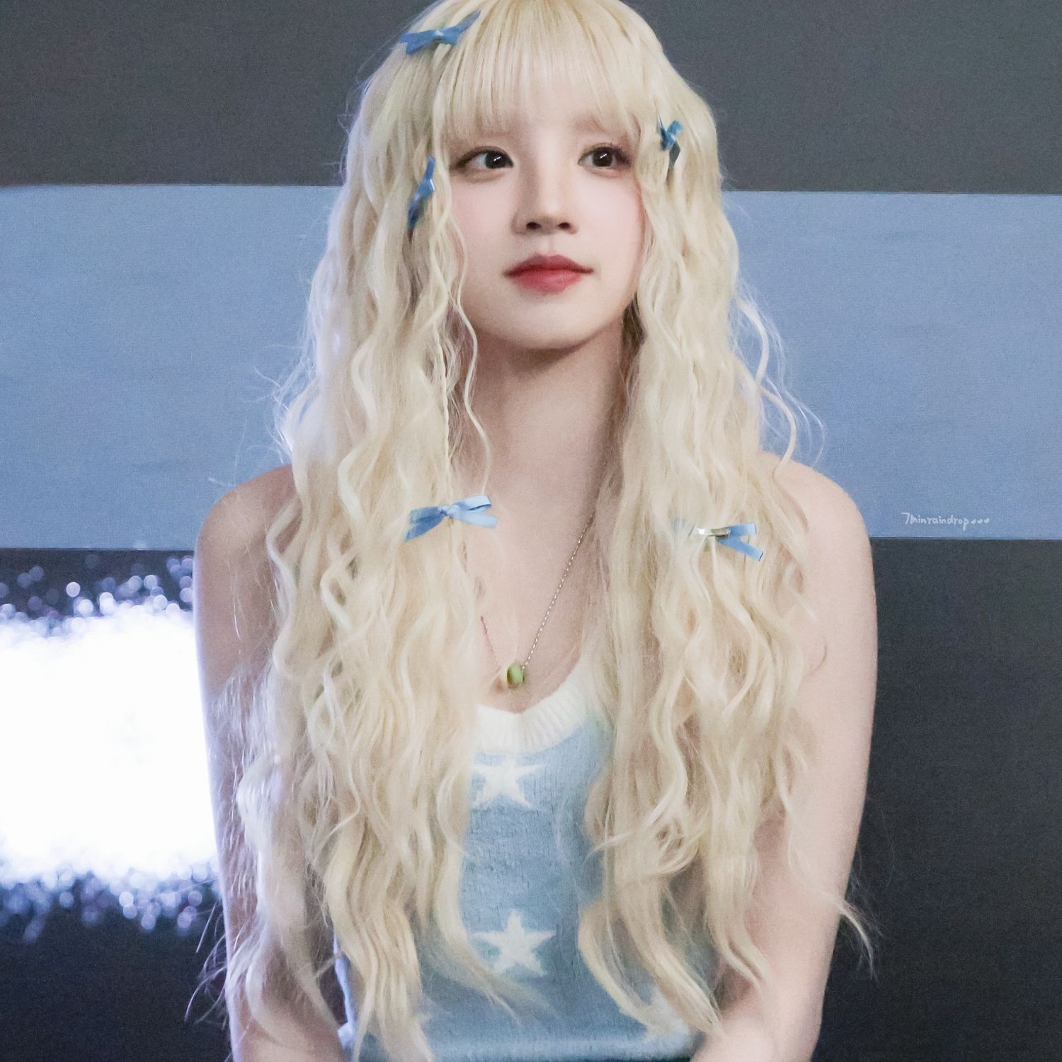 A moment captured by Yuqi (i-dle)'s fan