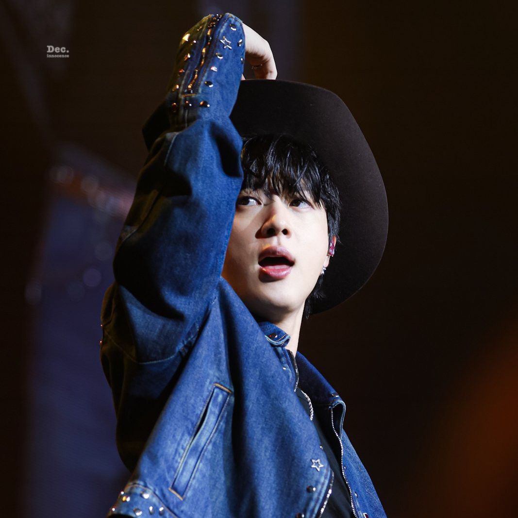Recent activity shot of Jin (BTS)