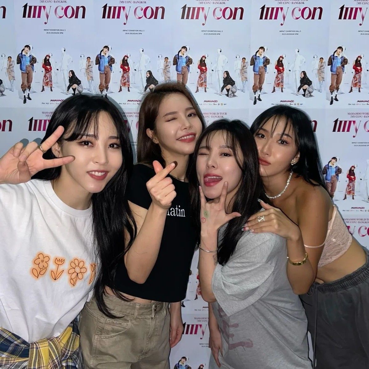 마마무의 비하인드 컷