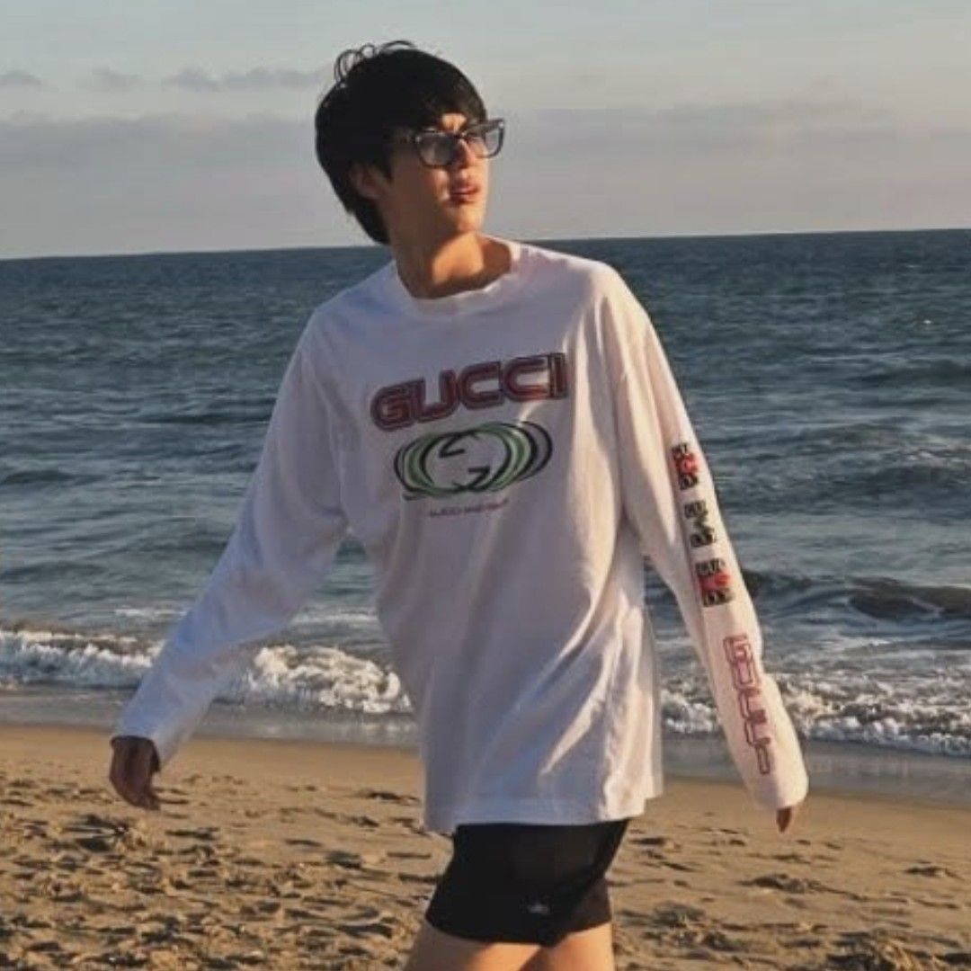 Recent activity shot of Jin (BTS)
