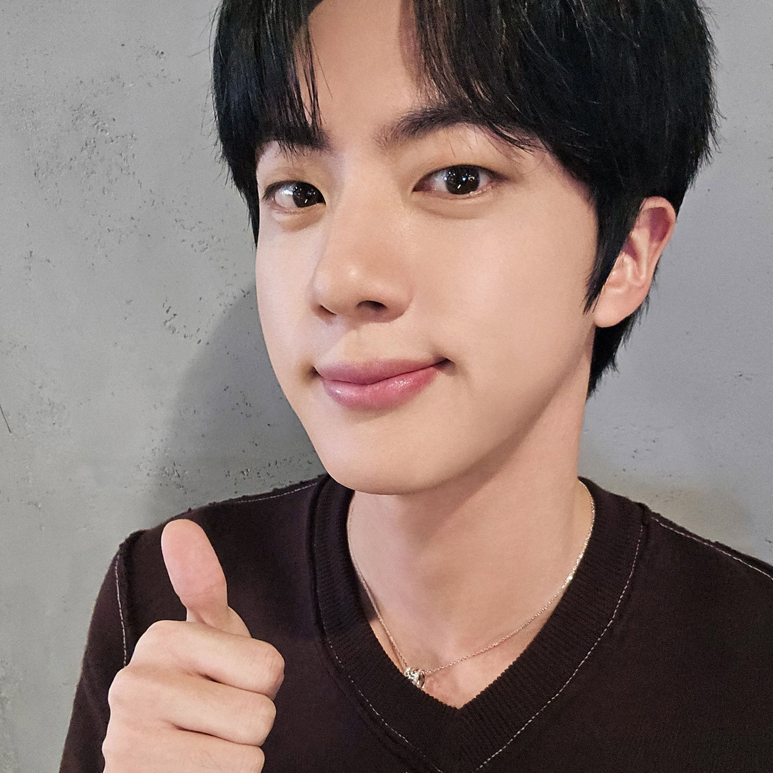 Recent activity shot of Jin (BTS)